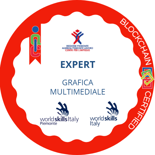 Expert Grafica multimediale ai Campionati dei Mestieri WorldSkills Italy 2025.